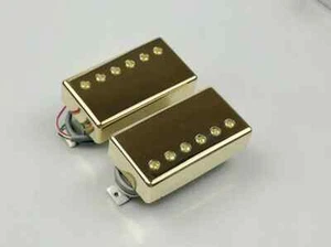 Alnico V Guitar Pickups Gib 498R 498T Humbucker Pickup Set Golden Cover For GIB - Picture 1 of 11