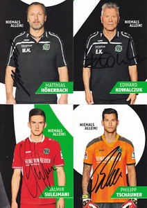 Hannover 96 - Saison 2015/16, 4 Autogrammkarten mit Originalunterschrift! - Picture 1 of 1