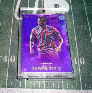 2021-22 Topps Inception UEFA Samuel Eto'o Legacy /25 Barcelona SSP Legend📈🔥 - Picture 1 of 2