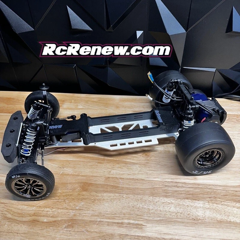 Stock wheelbase Traxxas Drag Slash Drag racing Outlaw chassis kit - Image 1 of 4