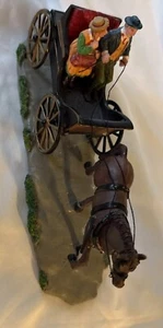 Lemax Horse And Carriage Figurine Broken Leg On Horse See Pics - Picture 1 of 7