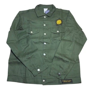 Neu mit Etikett Supernatural Culturefly grüne übernatürliche Jacke mit Druckknopfleiste Größe L - Bild 1 von 13