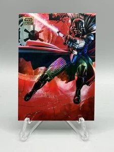 2024 Topps Star Wars Galaxy Darth Vader refractor listo para la batalla #15 - Imagen 1 de 2