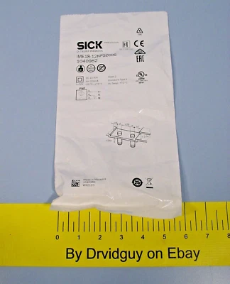 Sick IME18-12NPSZCOS Inductive Proximity Sensor; M18 x 1; PNP; NO; M12; 4-Pin - Image 1 of 4