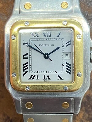 Cartier Santos Galbée, #296112xxx, Automatik, Datum, Revisioniert - Bild 1 von 4