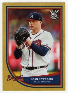 Sean Newcomb - Atlanta Braves - Gold - 2018 Topps Big League Baseball # 49 Mint - Picture 1 of 1