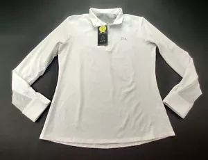 R.J. Classics 37.5 Technology Wmns Medium White 1/4 Zip Long Sleeve Athletic Top - Picture 1 of 10