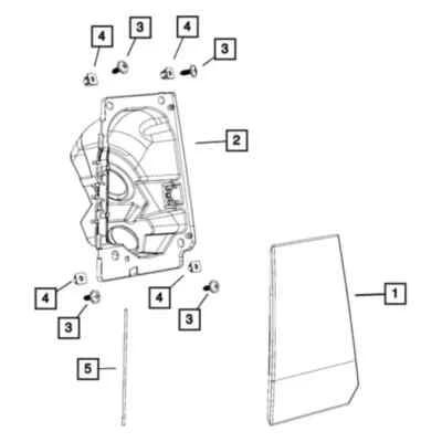 NUEVO pasador de bisagra de puerta Ram ProMaster 1500 2014-2024 68210899AD Foto 1 de 4