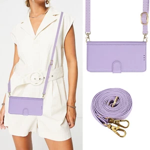 For Xiaomi Redmi 14 12C 11A A2 Card Slot Wallet Phone Cover With Crossbody Strap - Picture 1 of 47