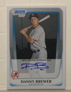 2011 Bowman Chrome Prospects Autograph #BCP157 Danny Brewer AUTO - Picture 1 of 2