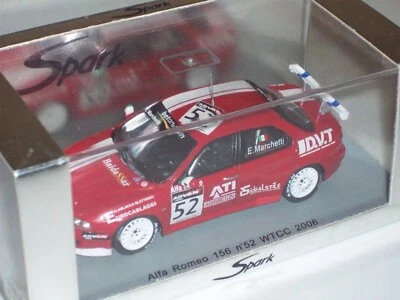 SPARK 1/43 S0489 ALFA ROMEO 156 #52  WTCC 2006 ELIO MARCHETTI Ultra Raro! NLA! - Immagine 1 di 3