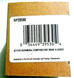 Delta Faucet RP28595 Shower Temperature Knob and Cover in Chrome OEM 17 series - Picture 1 of 3
