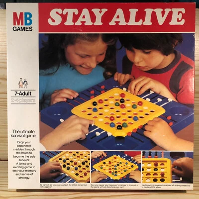 Vintage Stay Alive Board Game 1975 MB Milton Bradley Complete Good Condition - Image 1 of 4