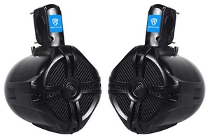 (2) EasyMount Soundbar/Roll bar Speakers 6.5" 500W Waterproof For Jeep Wrangler - Picture 1 of 8