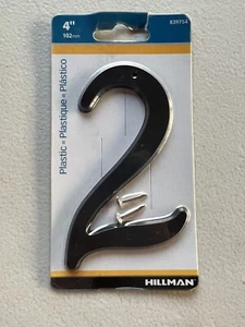 Hillman 839754 Black Plastic Nail-On Weatherproof 2 Number 4 In 102 mm - Picture 1 of 2