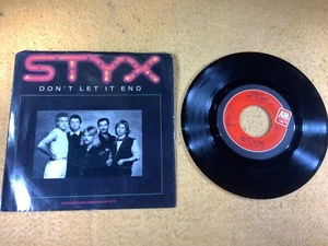 Z4-71 STYX Don’t Let it End / Rockin’ The Paradise - 1983 - AM-2543 - Picture 1 of 6