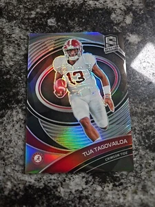 2022 Panini Chronicles Spectra Draft Picks Tua Tagovailoa Silver Prizm #82 - Picture 1 of 4