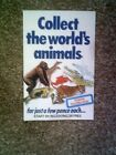 ANIMAL SAFRI TRADE CARDS ADVERTISEMENT LEAFLET FROM 1970s , Heron Books