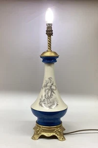 Antique French Table Lamp Converted Moderator Lamp Napoleon III - Picture 1 of 14