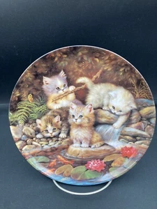 Placa coleccionista de gato Am Seerosenteich Bradex ~ - Imagen 1 de 7