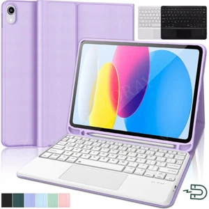 Touchpad Keyboard Case Cover For iPad 6/7/8/9/10/11th Gen Air 3 4 5 6 Pro 11 M2 - Picture 1 of 44