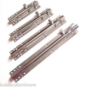 Schwerlast poliert Chrom gerade Laufschraube Schieber gerade 4"/6"/8"/10"x38mm - Bild 1 von 5