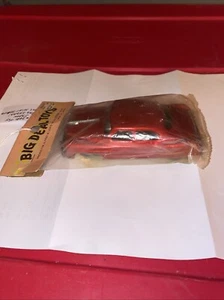 Vintage Nos Tin Friction Car Japan 4.75” Big Deal Toys 1950’s Red Sedan - Picture 1 of 7