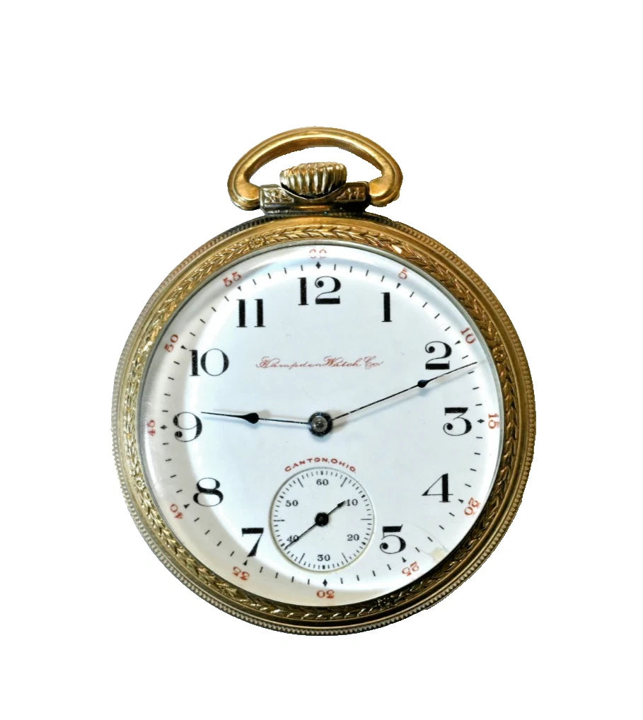 Hampden Pocket Watch Pocket Watches with Vintage for sale | eBay