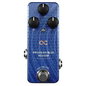 One Control Prussian Blue Reverb Effects Pedal - Picture 1 of 4