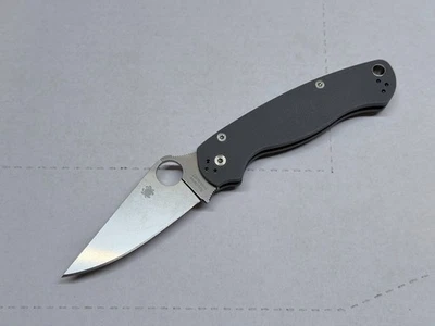 Spyderco Paramilitary 2 Maxamet Steel (C81GPDGY2) Factory 2nd. Brand New - Image 1 of 3