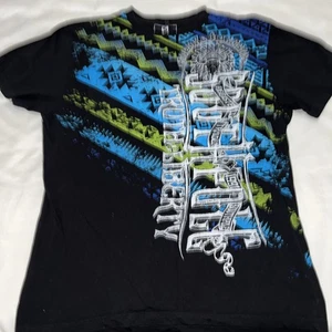 Vintage Y2K SouthPole T Shirt Mens XL Premium Truth Liberty Black Short Sleeve - Picture 1 of 10