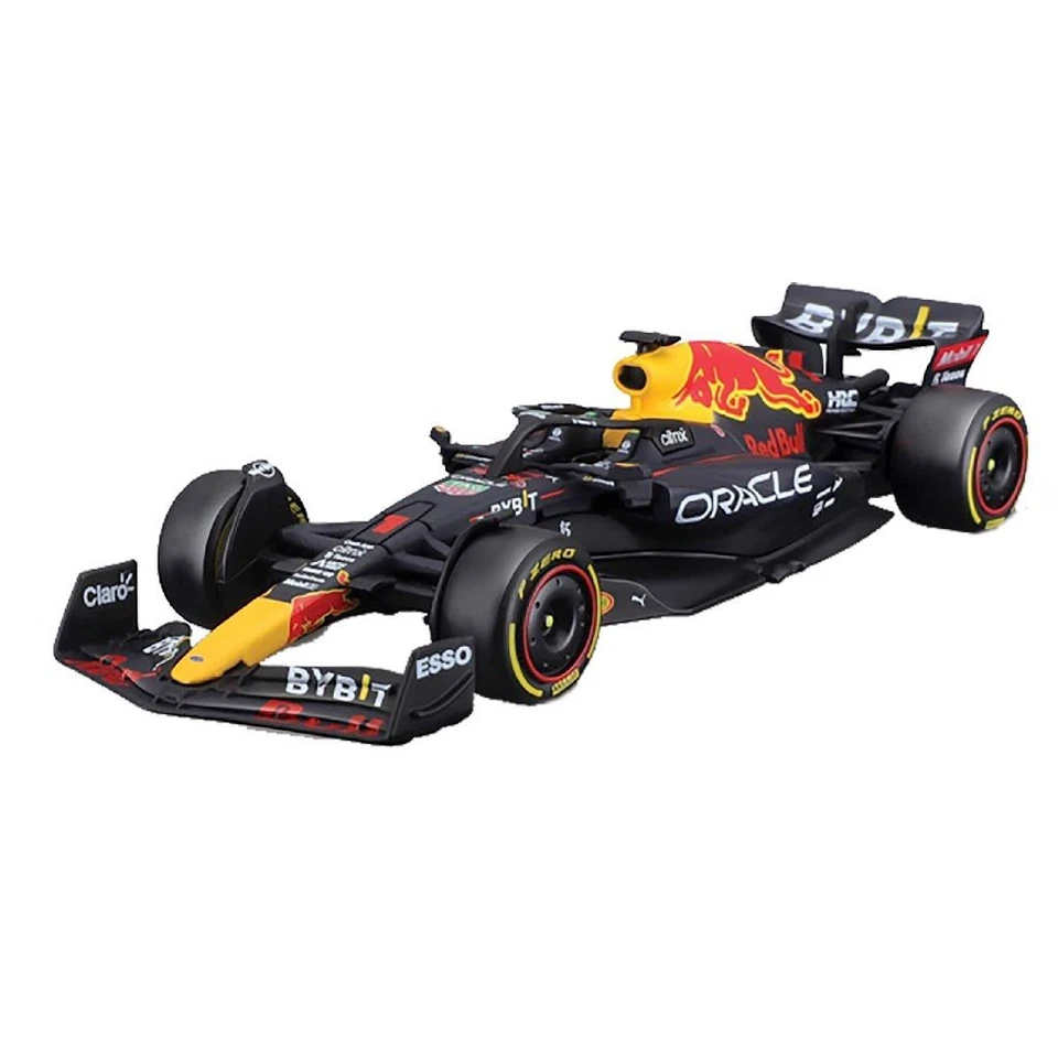 BOX ROTTO VERSTAPPEN RED BULL RB18 2022 Scala 1/43 12cm Auto F1 DieCast Bburago