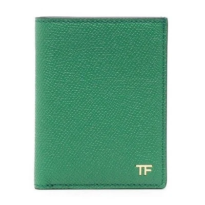 Tarjetero doble con logotipo de metal Tom Ford YM279 LCL081G 1E012 58819098 Foto 1 de 4