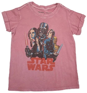Star Wars ☆ Girls Classic Vintage Character T-Shirt ☆ Sizes S(6/6x)-M(7/8) - Picture 1 of 2
