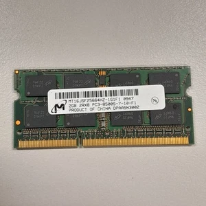 Micron DDR3 2GB RAM PC3-8500 1066Mhz non-ECC 1.5V SODIMM Apple Mac iMac A1311 - Picture 1 of 6
