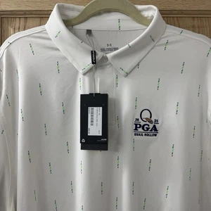 2025 PGA Championship Under Armour T2 Green Dueces Golf Polo 2XL Quail Hollow - Bild 1 von 10