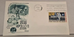 Commemorative Apollo 11 Cover – Canceled in Wapakoneta, Ohio, Hometown of Neil A - Picture 1 of 1