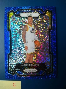 2023-24 Panini Prizm Blue Sparkle Prizm John Collins #54 Utah Jazz /144 - Bild 1 von 2