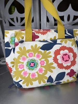 Bolso de Yoga Toro Francés Bolso Objetivo Exclusivo Brillante Neón Floral Mango Superior Foto 1 de 4