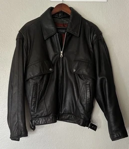 Barneys New York Vintage Black Leather Jacket Size Small See Details And Photos - Picture 1 of 22