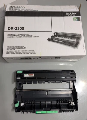 Brother DR-2300 Drum Unit, Genuine Supplies, Black - Image 1 of 4