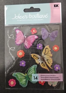 Jolee's boutique dimensional stickers - Colorful Butterflies - Picture 1 of 2