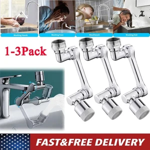 Verlängerung Drehbar Roboter Wasserhahn Verlängerungsarm Wasserhahn Universal 1080 Schwenkbar Spray - Bild 1 von 19