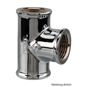 Verchromtes T-Stück, I-I-I, 3/4" - Bild 1 von 1