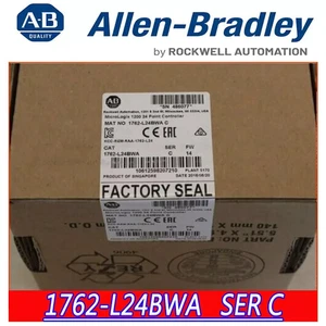 New Factory Sealed AB 1762-L24BWA SER C MicroLogix 1200 24 Point Controller - Picture 1 of 5