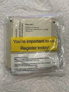 Microsoft Windows NT 4.0 Server Setup BOOT DISK Set 3 Festplatten Vintage Sealed - Bild 1 von 3