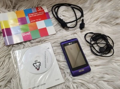 Lg Cookie KP502 Violet + Pellicola Trasparente Schermo - Immagine 1 di 4
