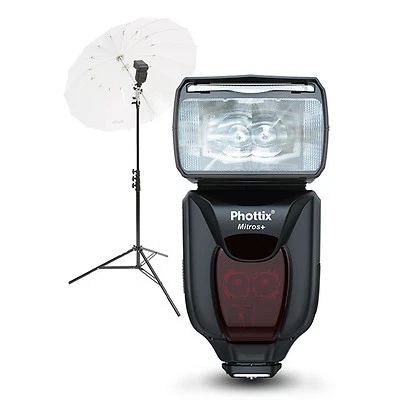 Phottix Mitros+ TTL Transceiver Flash Portable Portrait Kit for Nikon - Image 1 of 4