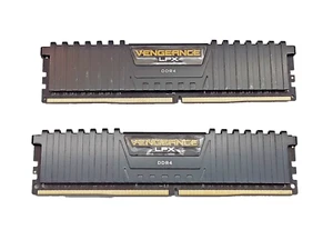 16GB (2x8GB) Corsair Vengeance LPX CMK16GX4M2B3000C15 Memory RAM, DDR4 3000MHz - Picture 1 of 3