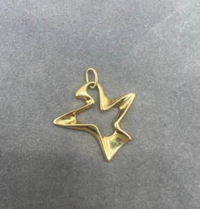Georg Jensen Denmark 2000 Year 18k Gold Henning Koppel Pendant - Picture 1 of 8